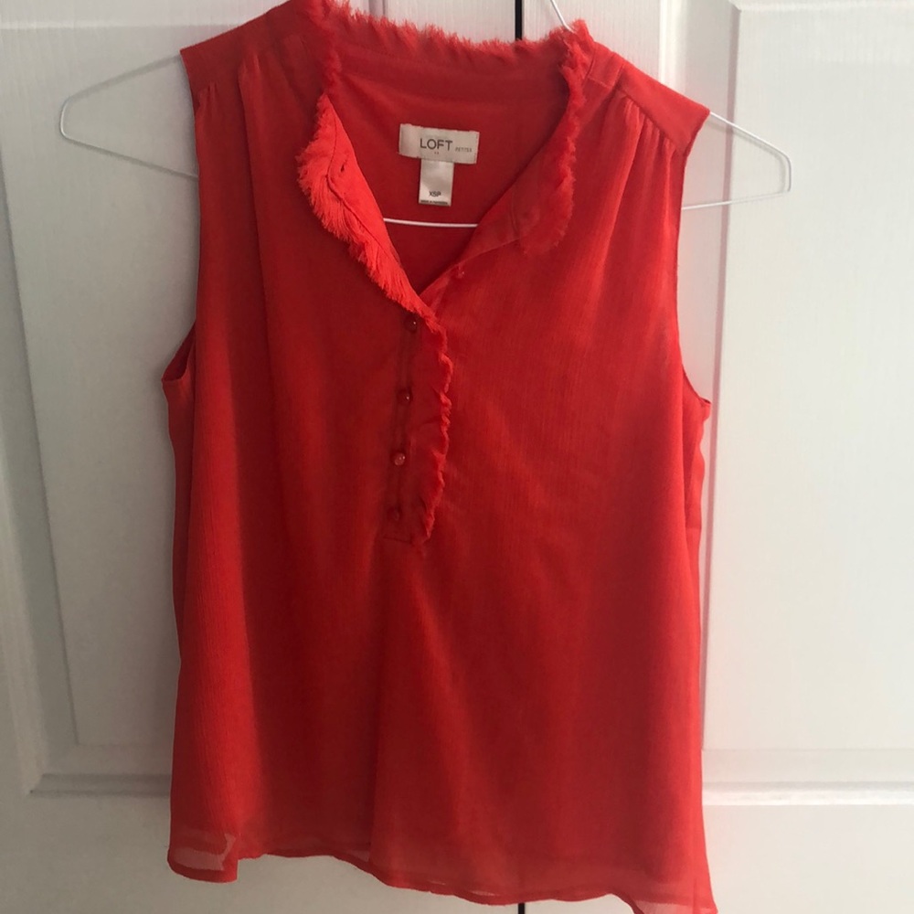 Orange tank top